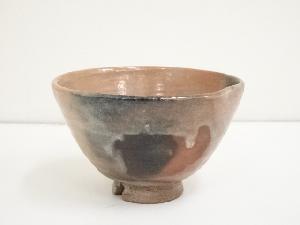 古物　赤楽割高台茶碗